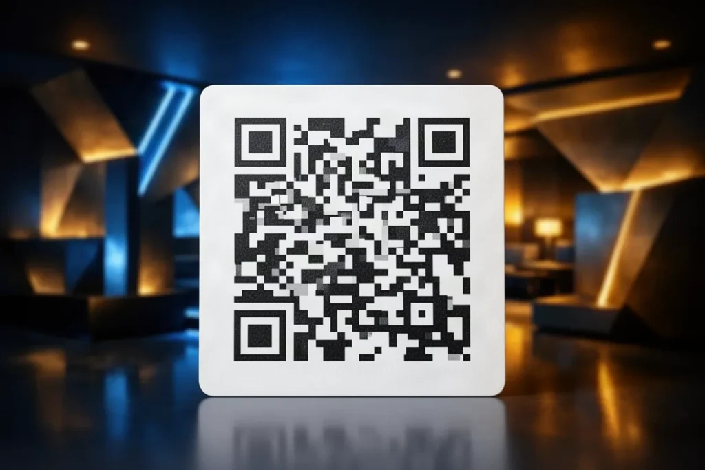 Ảnh minh hoạ mã vuông trừu tượng cho mục tải app hướng dẫn SHBET